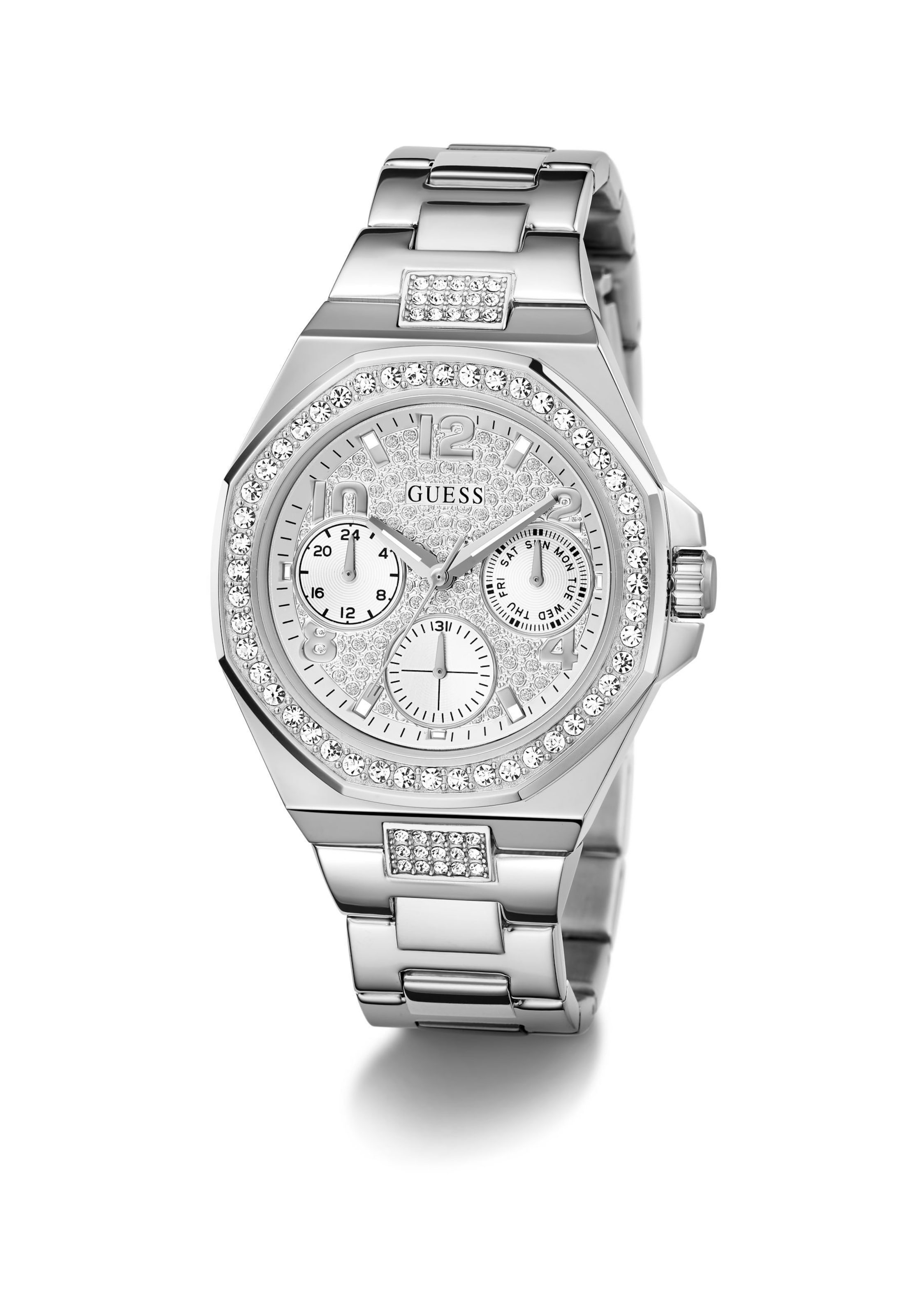 GUESS Часы Analog 'LADY EMPIRE' в серебре
GUESS Часы Analog 'LADY EMPIRE' в серебре