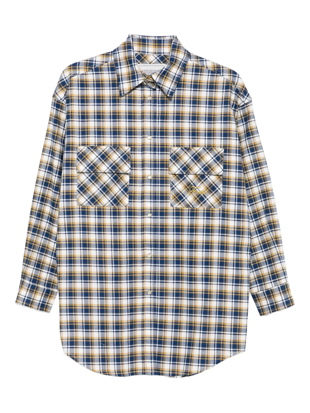 Клетчатая рубашка с длинными рукавами Forte Dei Marmi Couture, синий
Клетчатая рубашка с длинными рукавами Forte Dei Marmi Couture, синий