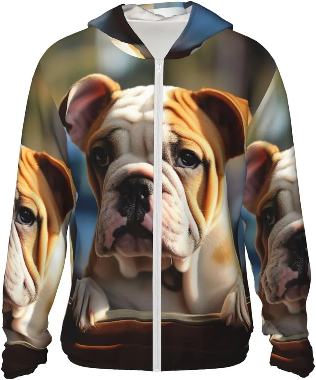 Cute Bulldog Sun Protection Hoodie Jacket Full Zip UPF 50+ с длинными рукавами и карманом HJBNW
Cute Bulldog Sun Protection Hoodie Jacket Full Zip UPF 50+ с длинными рукавами и карманом HJBNW