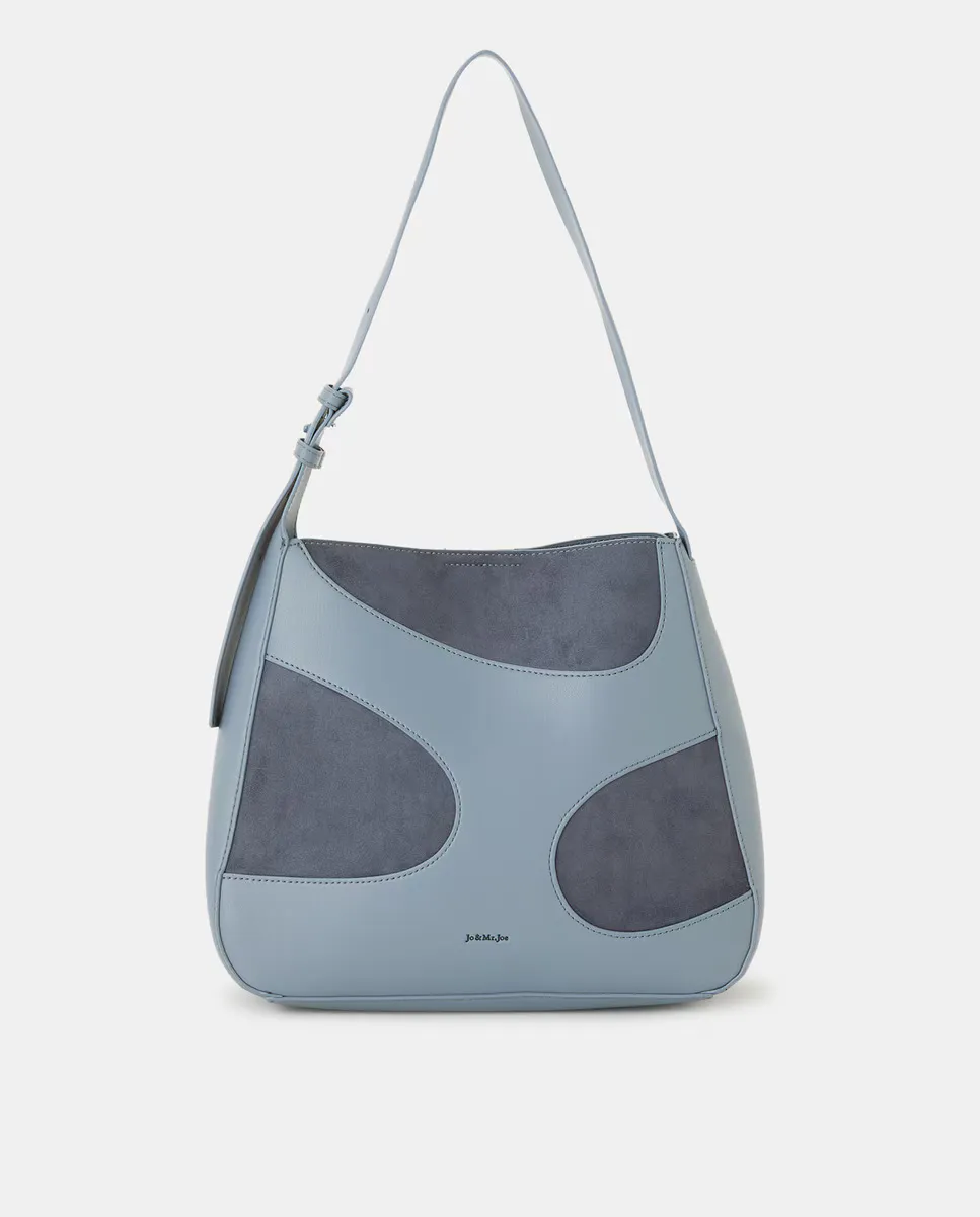 Сумка через плечо из смешанного материала Jo & Mr. Joe, синий
Сумка через плечо из смешанного материала Jo & Mr. Joe, синий
