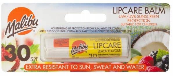 Malibu Lip Care Balm SPF30 Lip Balm Lemon 9064
Malibu Lip Care Balm SPF30 Lip Balm Lemon 9064