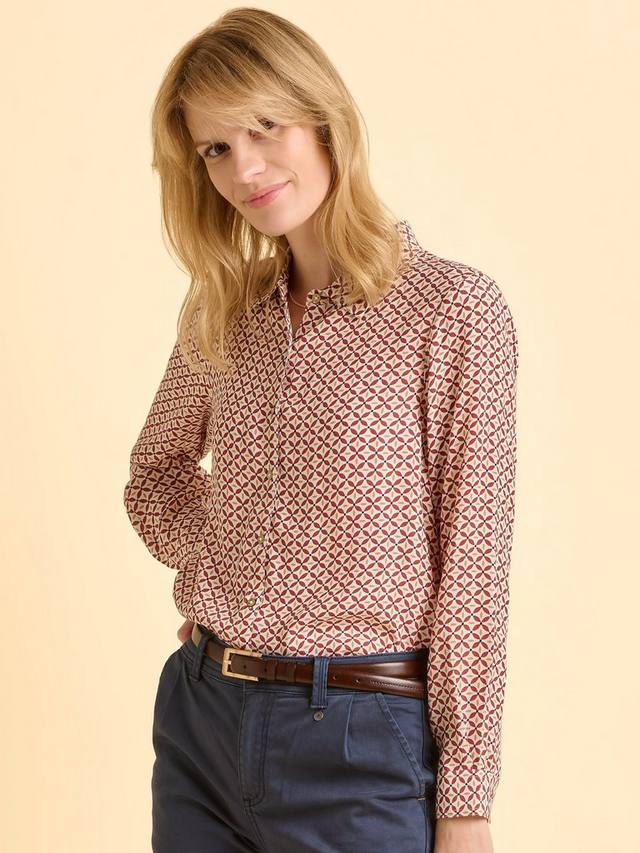 Блузка Simone с классическим геометрическим принтом Brakeburn
Блузка Simone с классическим геометрическим принтом Brakeburn