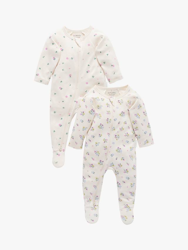 Детский хлопковый комбинезон с принтом Purebaby, Pack of 2, Strawberry Blossom Print
Детский хлопковый комбинезон с принтом Purebaby, Pack of 2, Strawberry Blossom Print