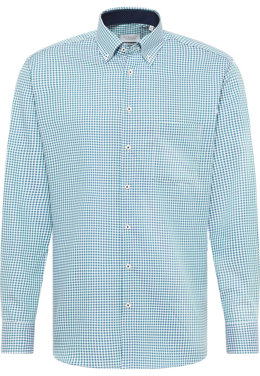 Рубашка на пуговицах классического кроя ETERNA, зеленый
Рубашка на пуговицах классического кроя ETERNA, зеленый