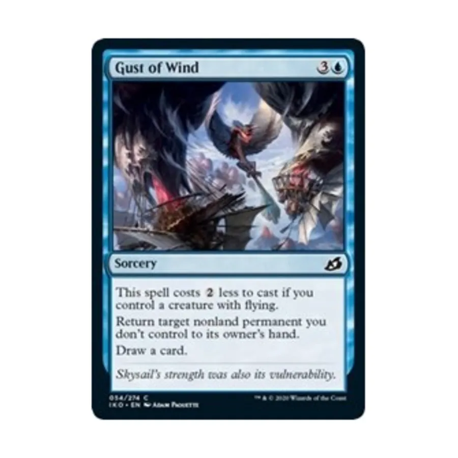 CCG Порыв ветра (С), MTG - Ikoria - Lair of Behemoths
CCG Порыв ветра (С), MTG - Ikoria - Lair of Behemoths