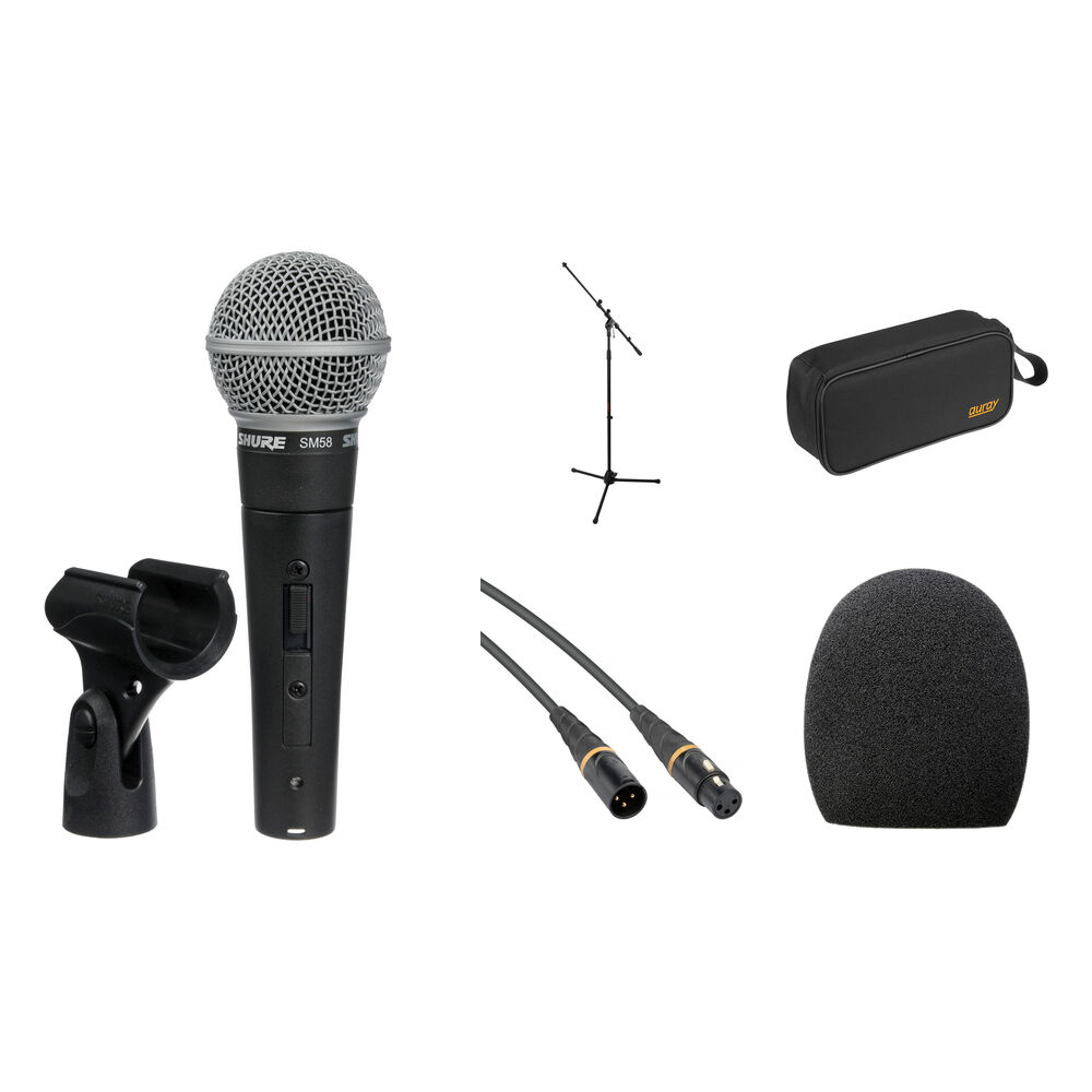 Ручной микрофон Shure SM58S Cardioid Microphone Kit - Includes Switch, Boom
Ручной микрофон Shure SM58S Cardioid Microphone Kit - Includes Switch, Boom