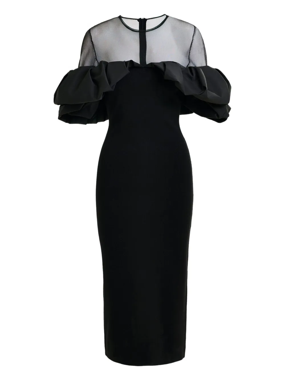 Платье миди Isatis с оборками Essentiel Antwerp, черный
Платье миди Isatis с оборками Essentiel Antwerp, черный