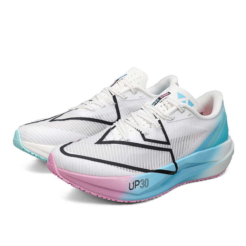 PEAK Кроссовки для бега UP 30 3.0 Low Top Casual, мужские, белые, фиолетово-синие 
PEAK Кроссовки для бега UP 30 3.0 Low Top Casual, мужские, белые, фиолетово-синие