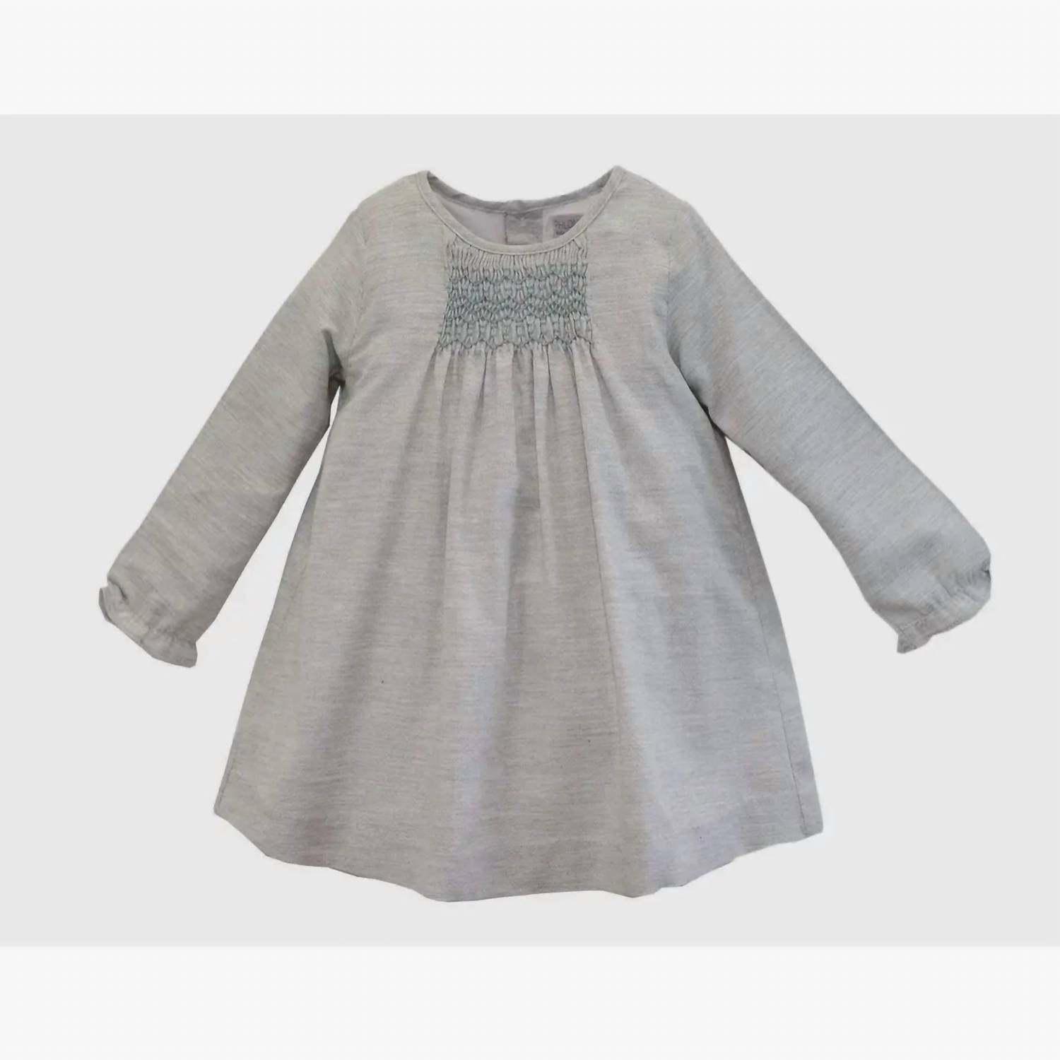 Платье для девочки с длинными рукавами и сборками в сером меланжевом цвете Phlona, цвет grey melange
Платье для девочки с длинными рукавами и сборками в сером меланжевом цвете Phlona, цвет grey melange