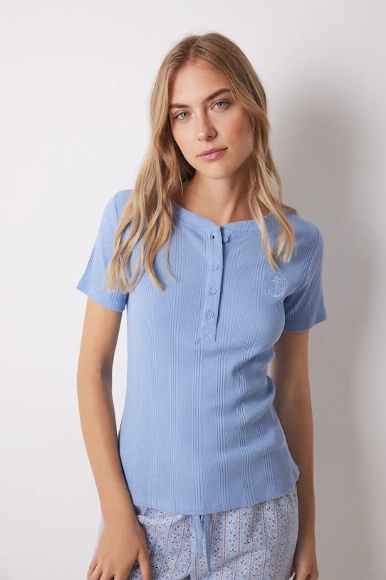 Пижамная футболка Mix and Match Hamptons Women'Secret, синий
Пижамная футболка Mix and Match Hamptons Women'Secret, синий