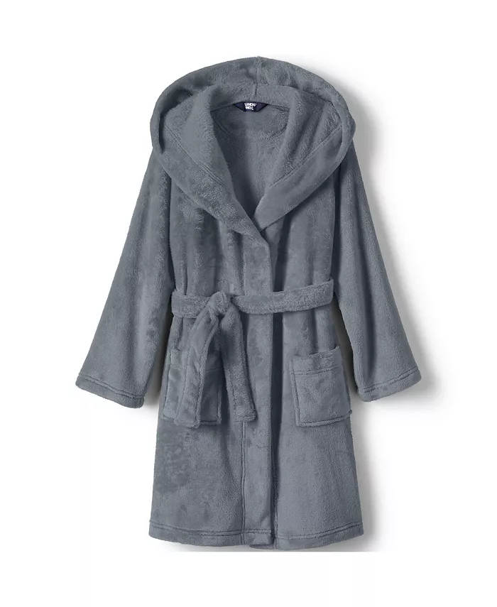 Утепленный халат с капюшоном Big Girls Lands' End, серый
Утепленный халат с капюшоном Big Girls Lands' End, серый