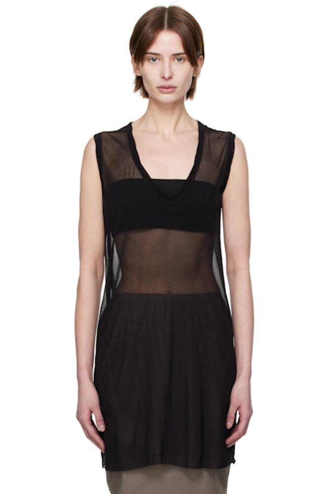 Черный топ-топ Hollywood SL с V-образным вырезом Rick Owens
Черный топ-топ Hollywood SL с V-образным вырезом Rick Owens