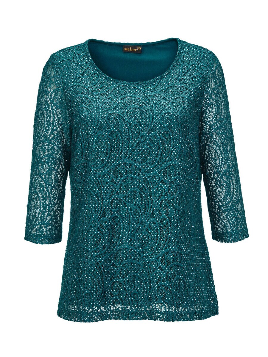 Кружевная блузка Goldner Blouse, зеленый
Кружевная блузка Goldner Blouse, зеленый