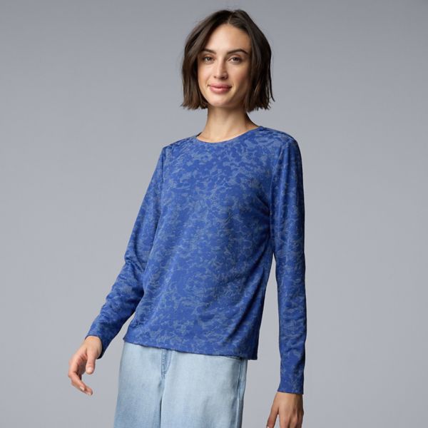 Женская фактурная футболка с длинным рукавом Simply Vera Vera Wang, цвет purple palette
Женская фактурная футболка с длинным рукавом Simply Vera Vera Wang, цвет purple palette