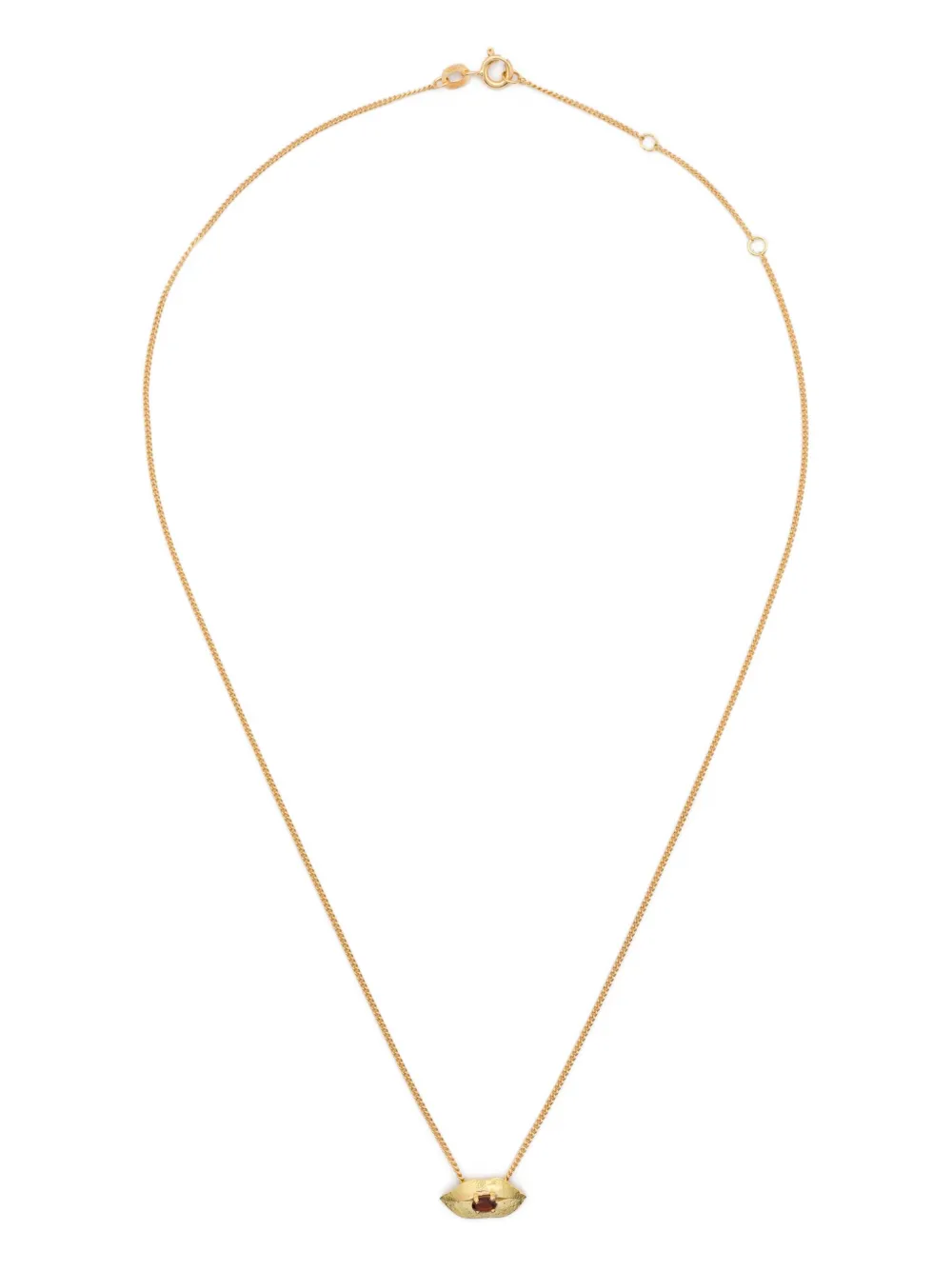 Ожерелье из 18-каратного желтого золота с гранатом-губой Wouters & Hendrix Gold, золотой 
Ожерелье из 18-каратного желтого золота с гранатом-губой Wouters & Hendrix Gold, золотой