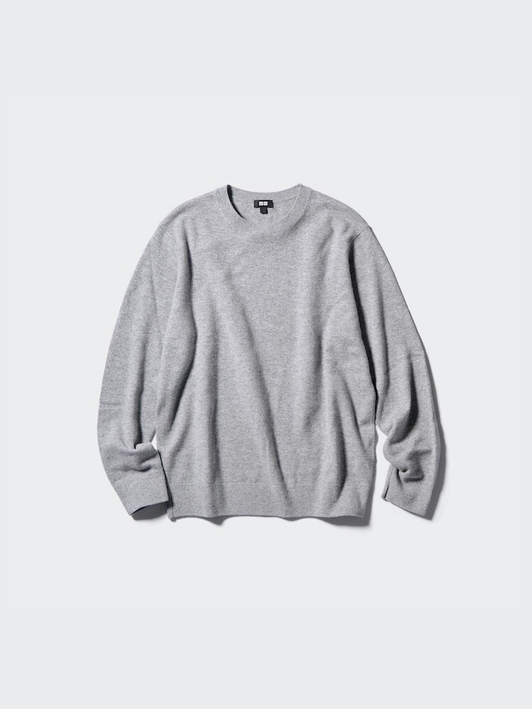 Кашемировый джемпер с круглым вырезом Uniqlo, цвет 03 серый
Кашемировый джемпер с круглым вырезом Uniqlo, цвет 03 серый