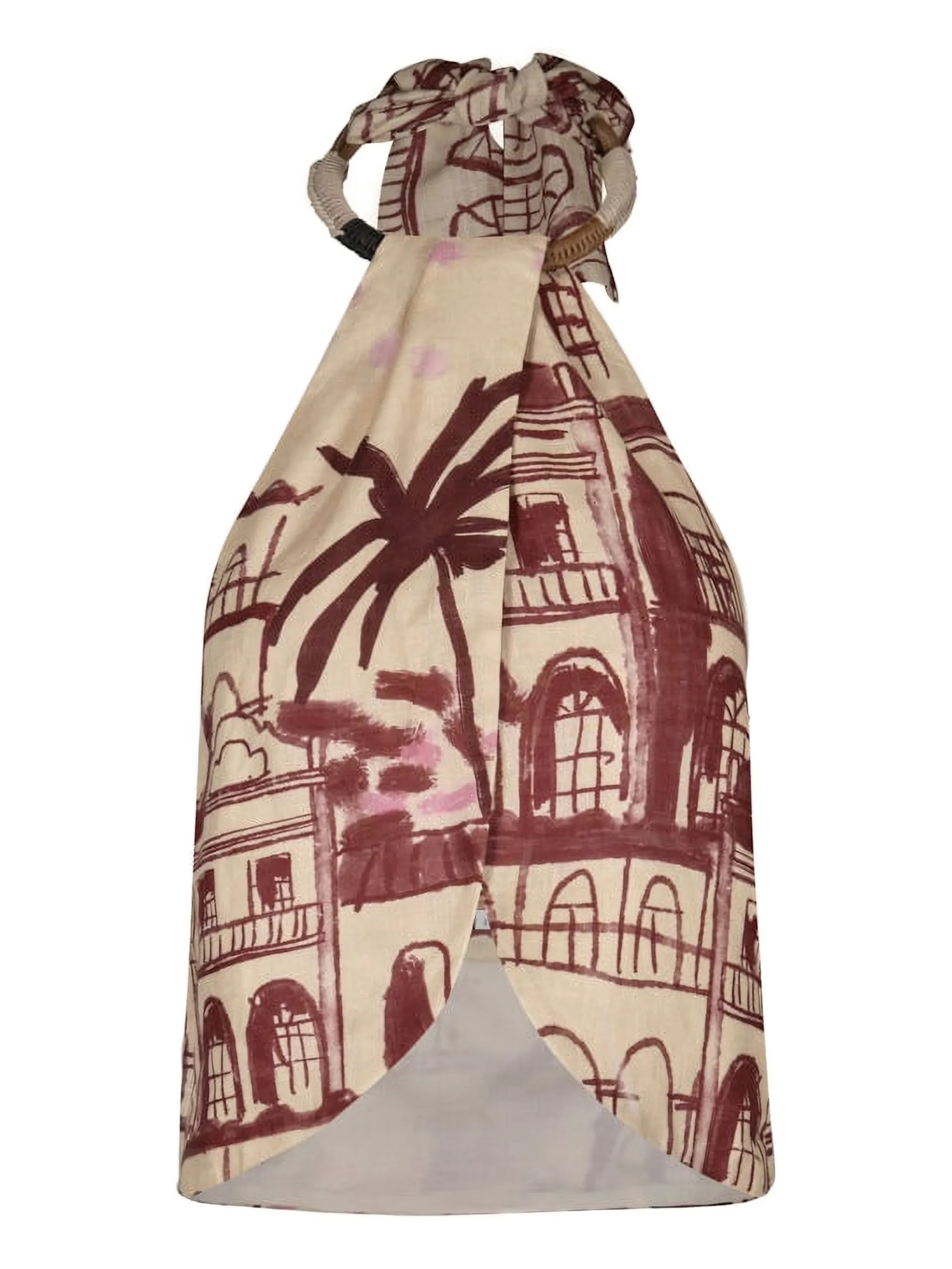 Топ The Root с вырезом халтер и принтом Johanna Ortiz, бежевый
Топ The Root с вырезом халтер и принтом Johanna Ortiz, бежевый