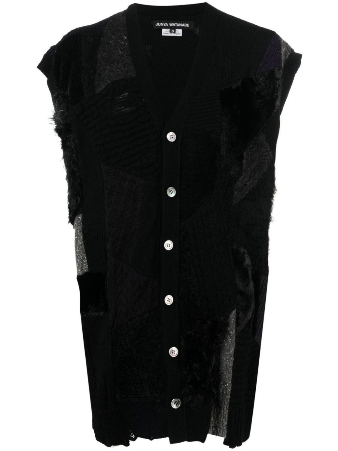 Junya Watanabe жилет с нашивками, черный
Junya Watanabe жилет с нашивками, черный