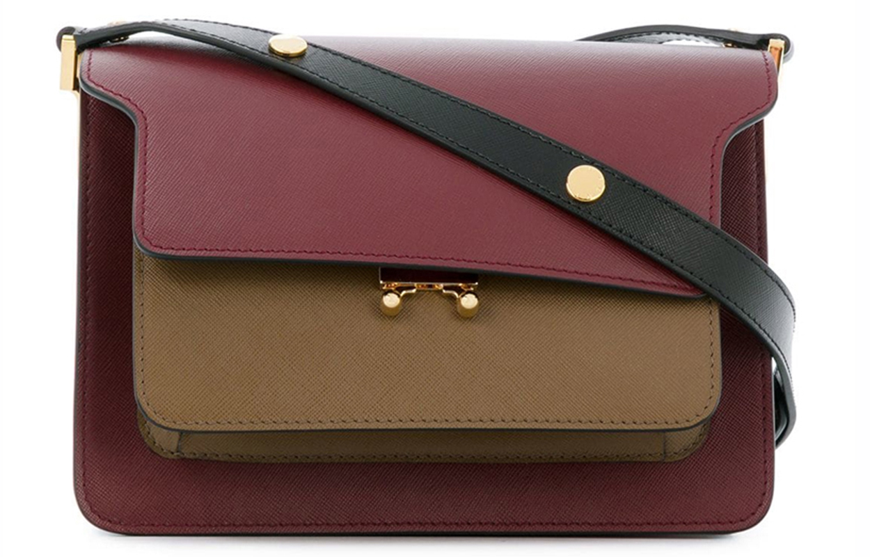 MARNI Женская сумка через плечо из кожи коровы бордового цвета
MARNI Женская сумка через плечо из кожи коровы бордового цвета