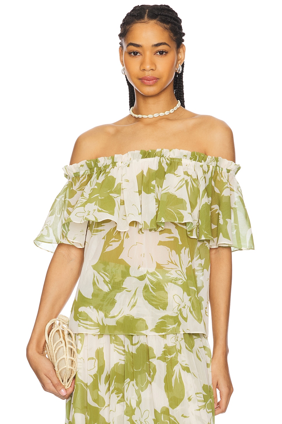 Топ Adah Misa Los Angeles, green goddess
Топ Adah Misa Los Angeles, green goddess