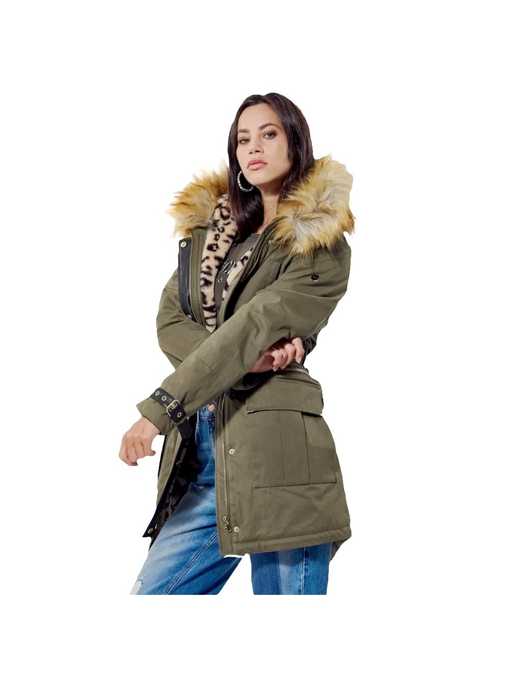 Пальто женское высокое Kaporal, зеленый
Пальто женское высокое Kaporal, зеленый