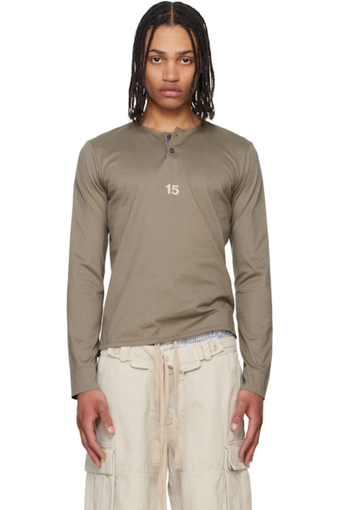 Коричневый длинный рукав Хенли Raimundo Langlois
Коричневый длинный рукав Хенли Raimundo Langlois