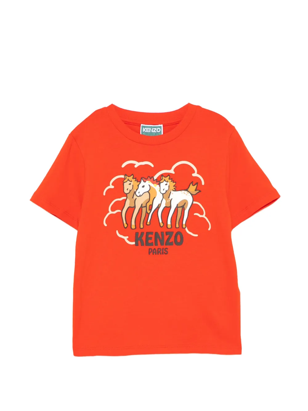Футболка с принтом лошадей Kenzo Kids, красный
Футболка с принтом лошадей Kenzo Kids, красный