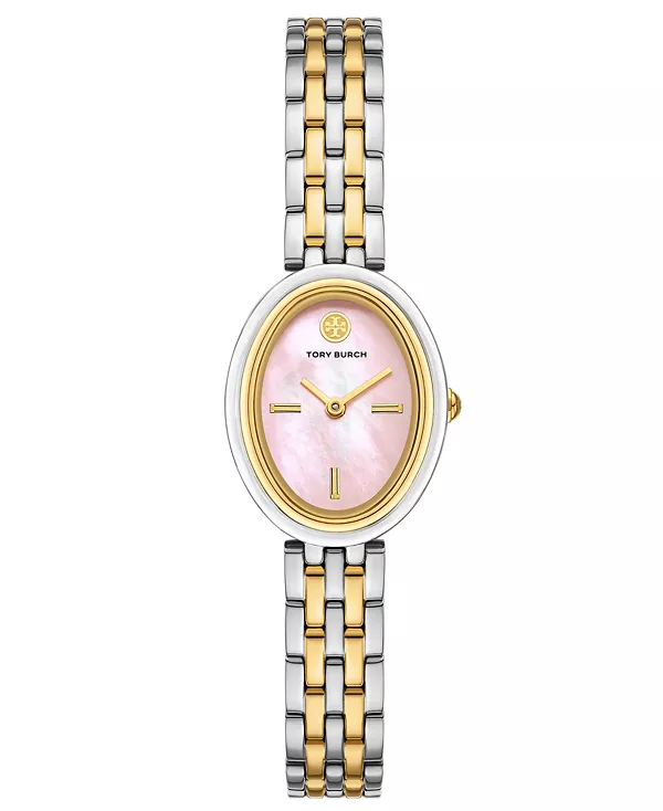 Женские часы с овальным двухцветным браслетом из нержавеющей стали 28 мм Tory Burch, multicolor
Женские часы с овальным двухцветным браслетом из нержавеющей стали 28 мм Tory Burch, multicolor