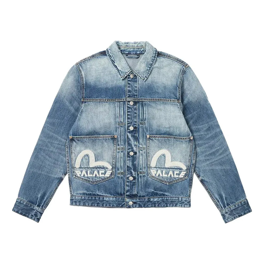 Куртка Palace x Evisu Dice Denim Jacket 'Light Wash', синий
Куртка Palace x Evisu Dice Denim Jacket 'Light Wash', синий