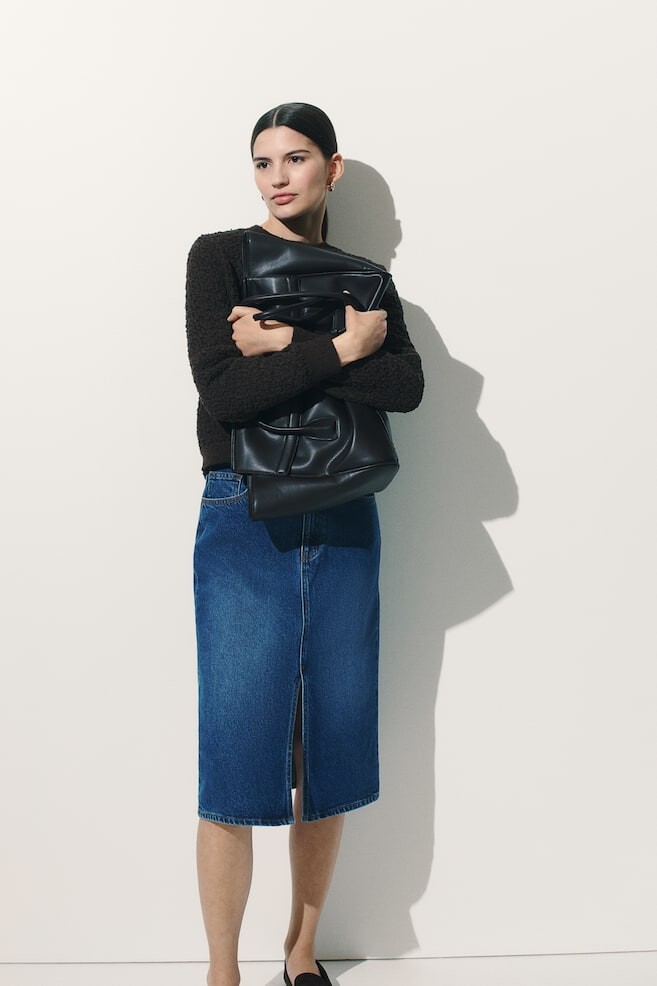 Джинсовая юбка H&M, синий
Джинсовая юбка H&M, синий