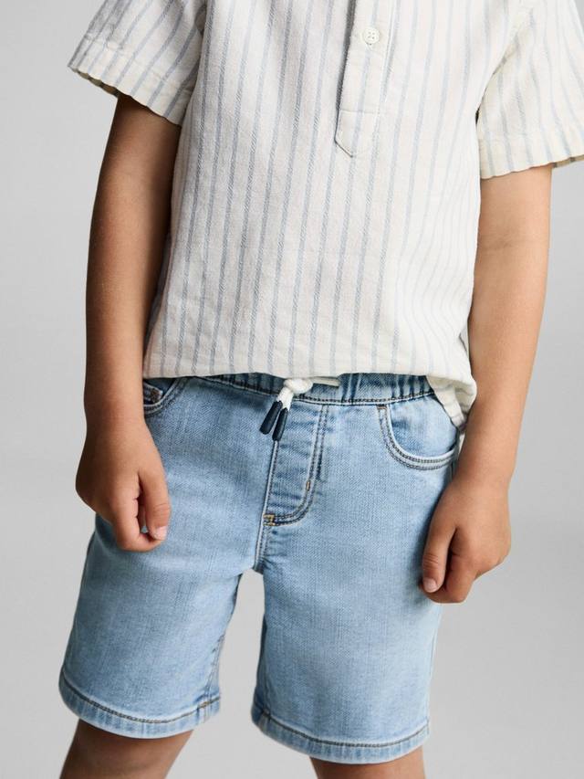 Детские шорты Leo с хлопковой эластичной кулиской Mango, Open Blue
Детские шорты Leo с хлопковой эластичной кулиской Mango, Open Blue