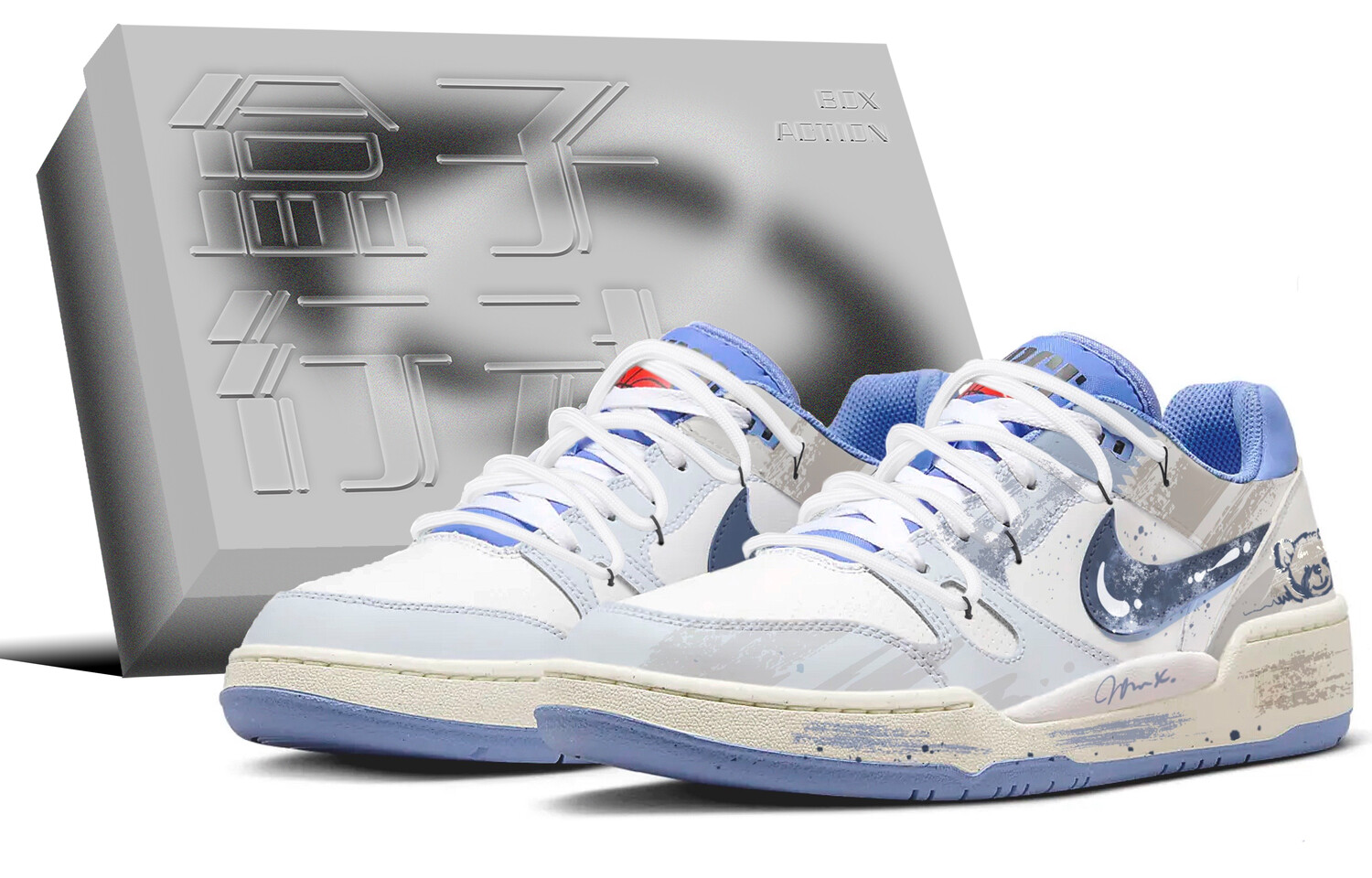 Кроссовки Nike Full Force Skateboarding Shoes Men Low-top White/Royal Blue/Fern Green, синий/белый
Кроссовки Nike Full Force Skateboarding Shoes Men Low-top White/Royal Blue/Fern Green, синий/белый