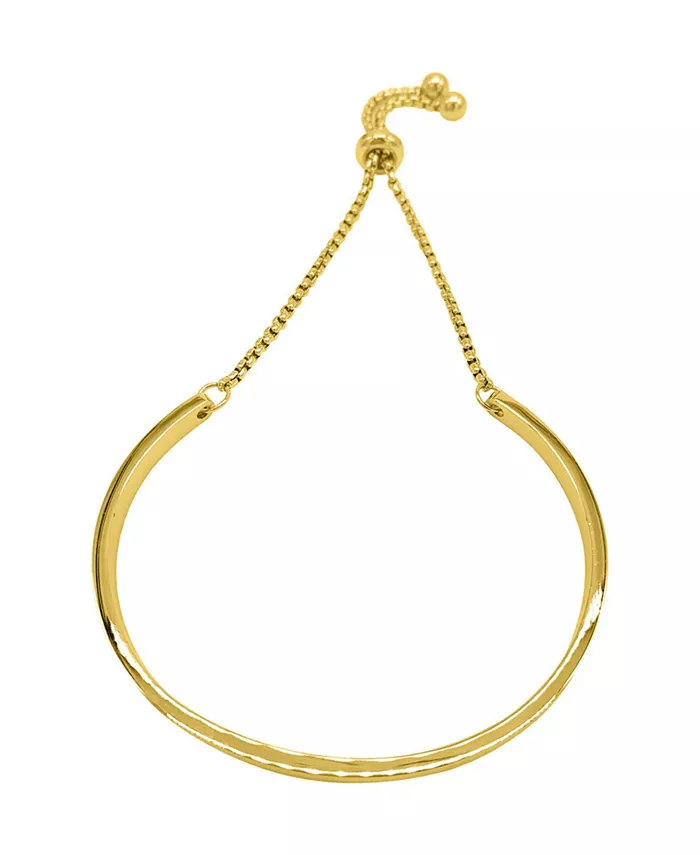 Браслет-слайдер с изогнутой планкой, устойчивый к потускнению ADORNIA, желтый
Браслет-слайдер с изогнутой планкой, устойчивый к потускнению ADORNIA, желтый