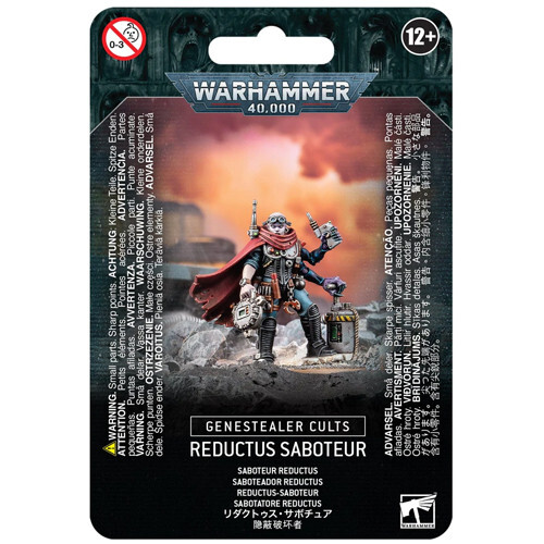Миниатюра Games Workshop Warhammer 40K: Genestealer Cults - Reductus Saboteur
Миниатюра Games Workshop Warhammer 40K: Genestealer Cults - Reductus Saboteur