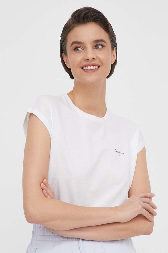 Хлопковая футболка LORY Pepe Jeans, белый
Хлопковая футболка LORY Pepe Jeans, белый