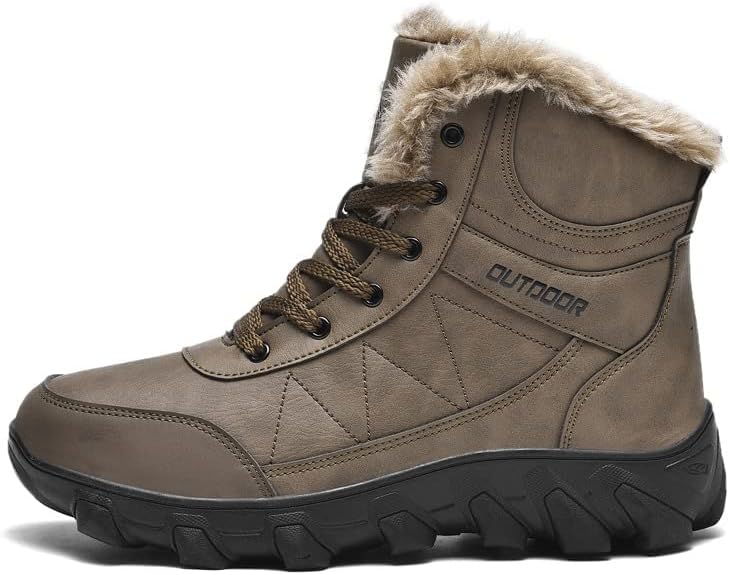 Мужские зимние непромокаемые противоскользящие спортивные ботинки NIDDISLIP, с флисовой подкладкой, утолщенные высокие снежные ботинки, мужские хлопковые туфли, коричневый
Мужские зимние непромокаемые противоскользящие спортивные ботинки NIDDISLIP, с флисовой подкладкой, утолщенные высокие снежные ботинки, мужские хлопковые туфли, коричневый