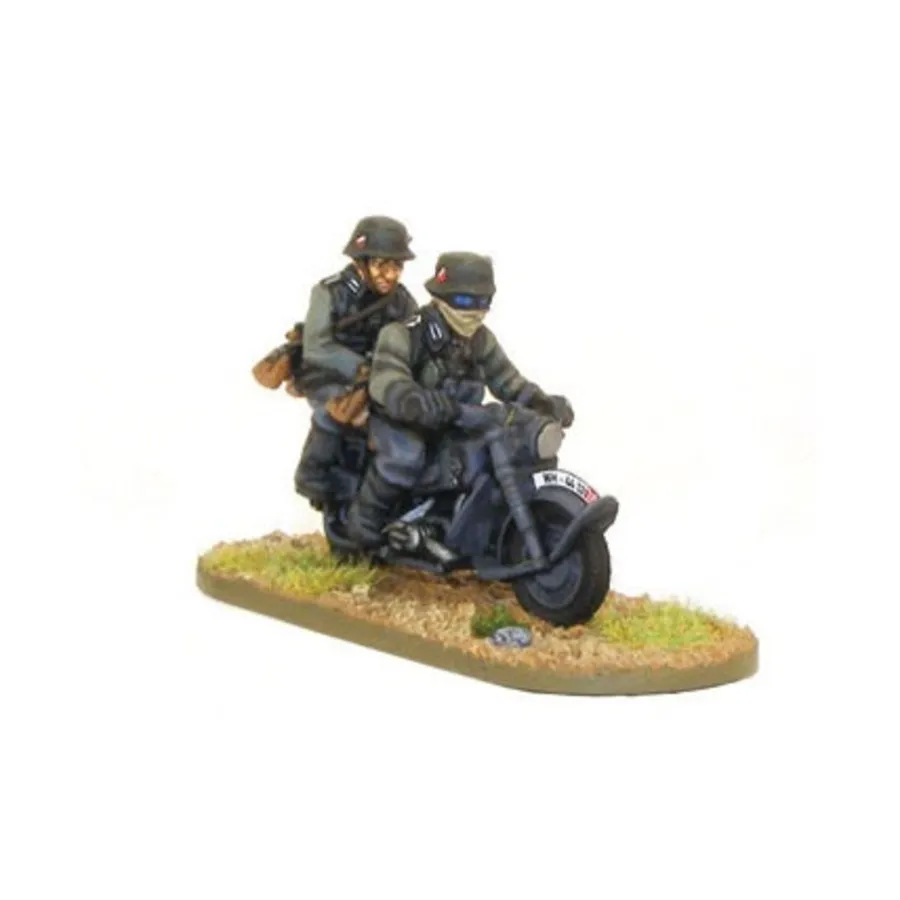 Немецкий мотоцикл «Блицкриг Kradschutzen», Bolt Action - German - Blitzkrieg (28mm)
Немецкий мотоцикл «Блицкриг Kradschutzen», Bolt Action - German - Blitzkrieg (28mm)