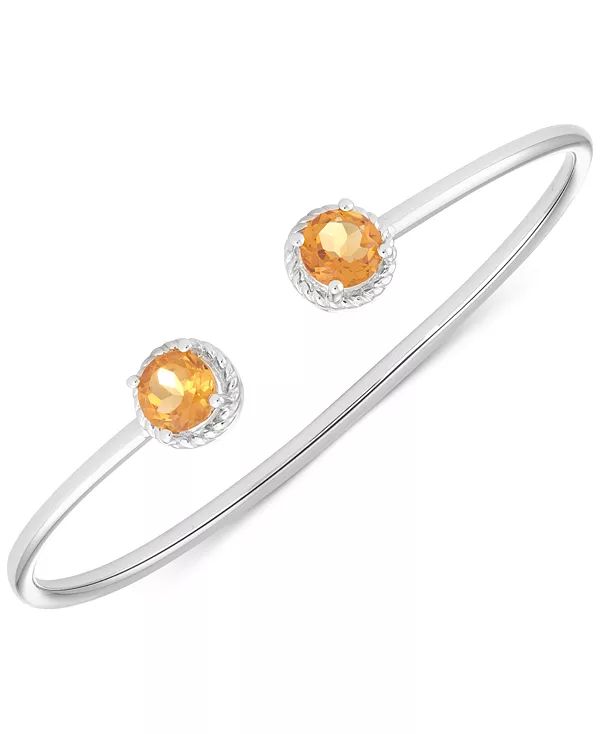 Открытый браслет с аметистом (2-3/8 карата) из стерлингового серебра Macy'S, citrine
Открытый браслет с аметистом (2-3/8 карата) из стерлингового серебра Macy'S, citrine