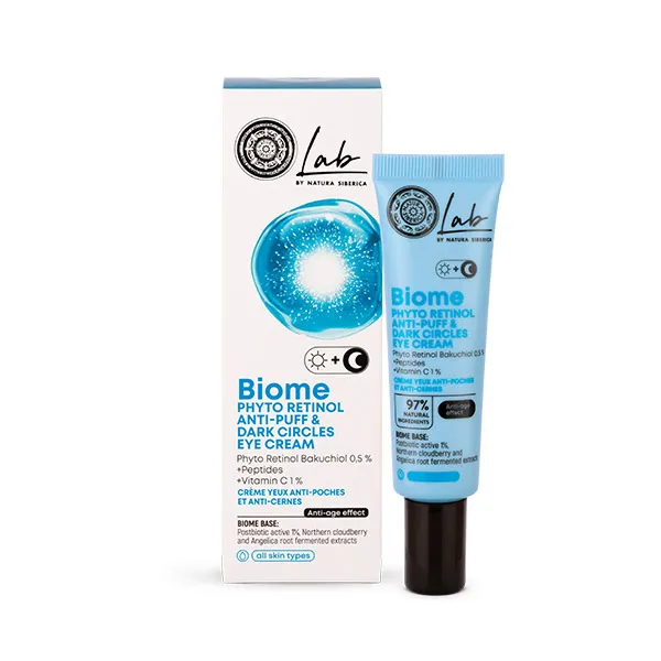 Крем от темных кругов с фиторетинолом Phyto Retinol Bukuchiol+Peptides+Vit C Lab By Natura Siberica, 30 ml
Крем от темных кругов с фиторетинолом Phyto Retinol Bukuchiol+Peptides+Vit C Lab By Natura Siberica, 30 ml