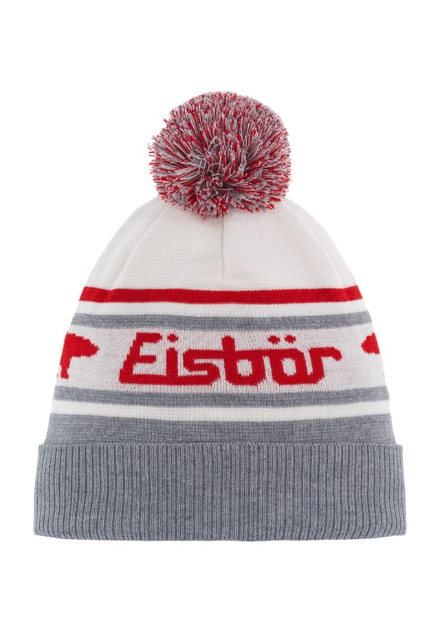 Вязаная шапка "chani os pompon" из шерсти с помпоном. EisbäR, белый
Вязаная шапка "chani os pompon" из шерсти с помпоном. EisbäR, белый