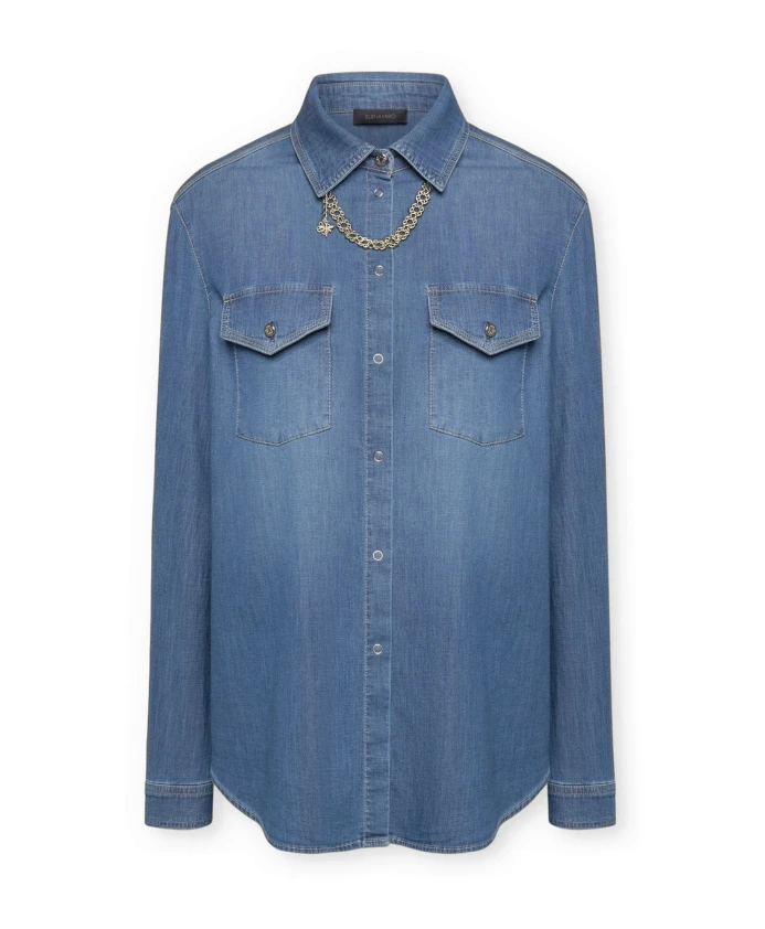 Джинсовая рубашка с ожерельем Elena Mirã², синий
Джинсовая рубашка с ожерельем Elena Mirã², синий