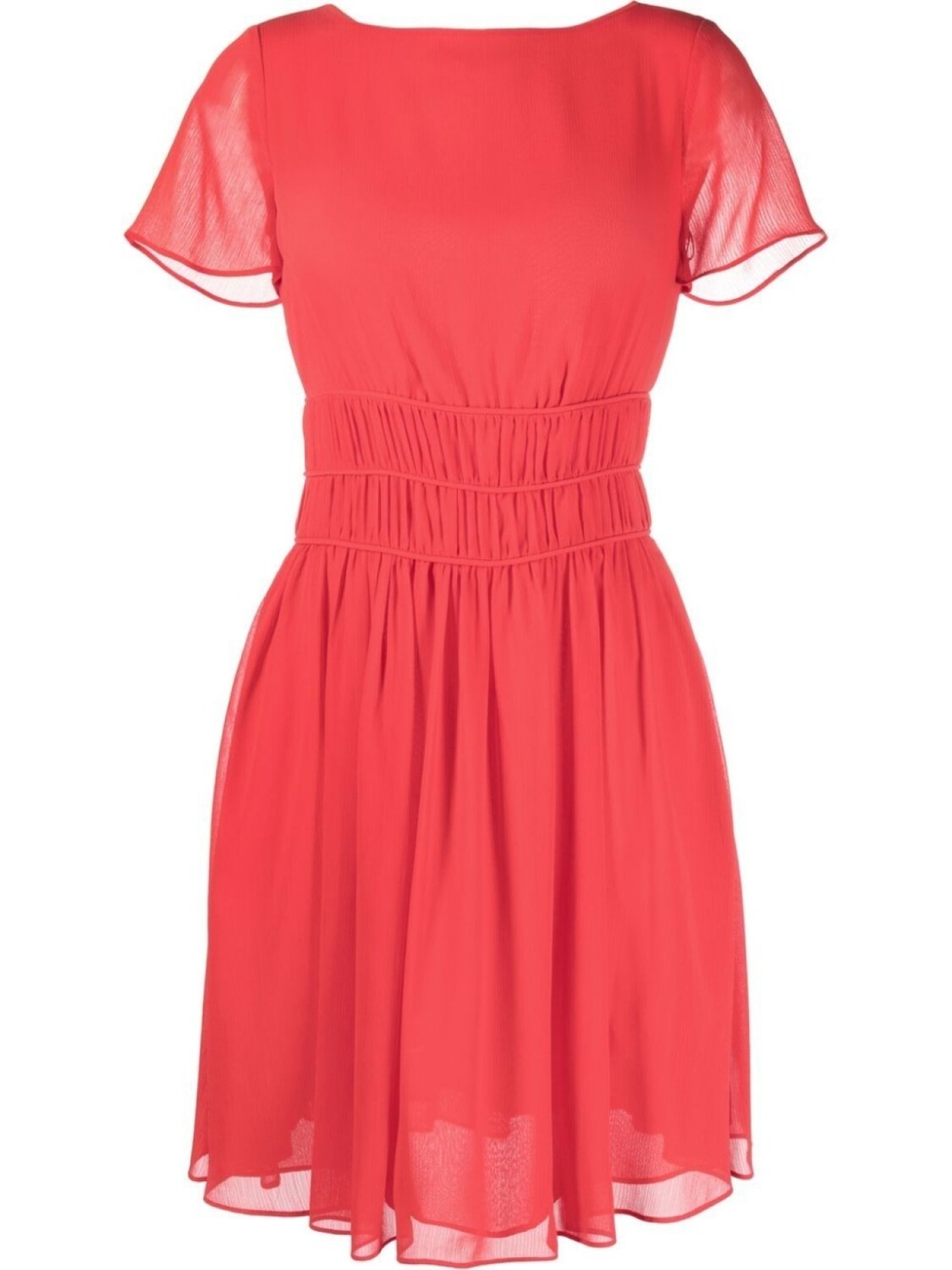 Emporio Armani платье А-силуэта в рубчик, красный
Emporio Armani платье А-силуэта в рубчик, красный