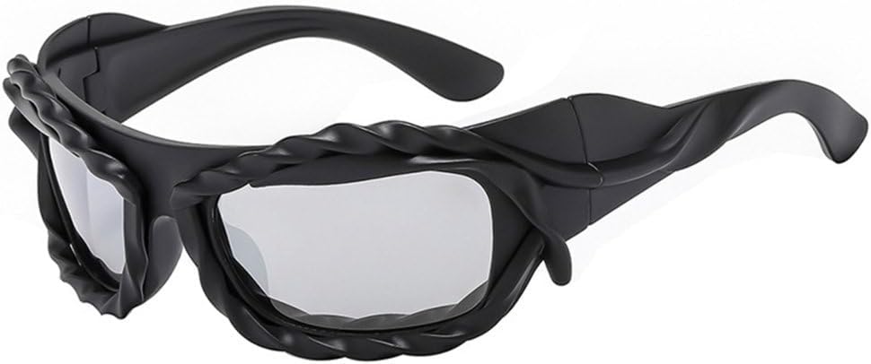 Уникальные хип-хоп солнцезащитные очки 2027 года для женщин и мужчин, спортивные солнцезащитные очки с витой формой, женские праздничные очки, серебристые ретро-очки MTZJH, Black Silver
Уникальные хип-хоп солнцезащитные очки 2027 года для женщин и мужчин, спортивные солнцезащитные очки с витой формой, женские праздничные очки, серебристые ретро-очки MTZJH, Black Silver