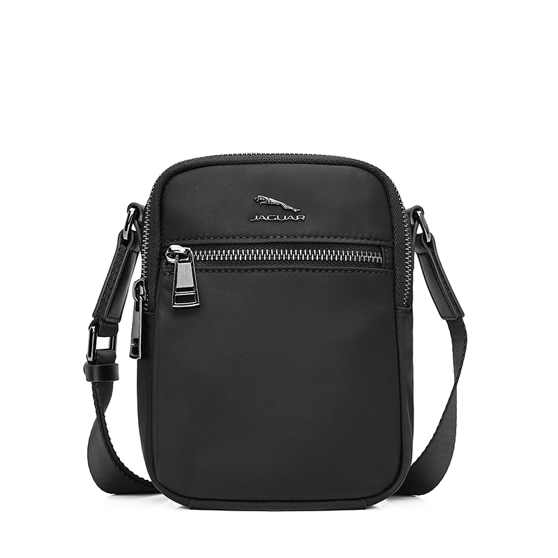 JAGUAR Мужская черная кожаная сумка через плечо, Black
JAGUAR Мужская черная кожаная сумка через плечо, Black