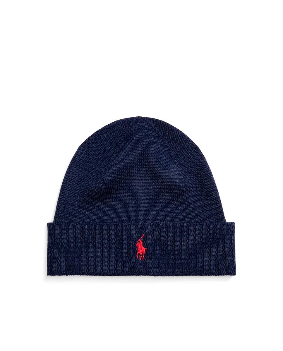 Мужская шерстяная шапка с лошадью Polo Ralph Lauren, темно-синий
Мужская шерстяная шапка с лошадью Polo Ralph Lauren, темно-синий