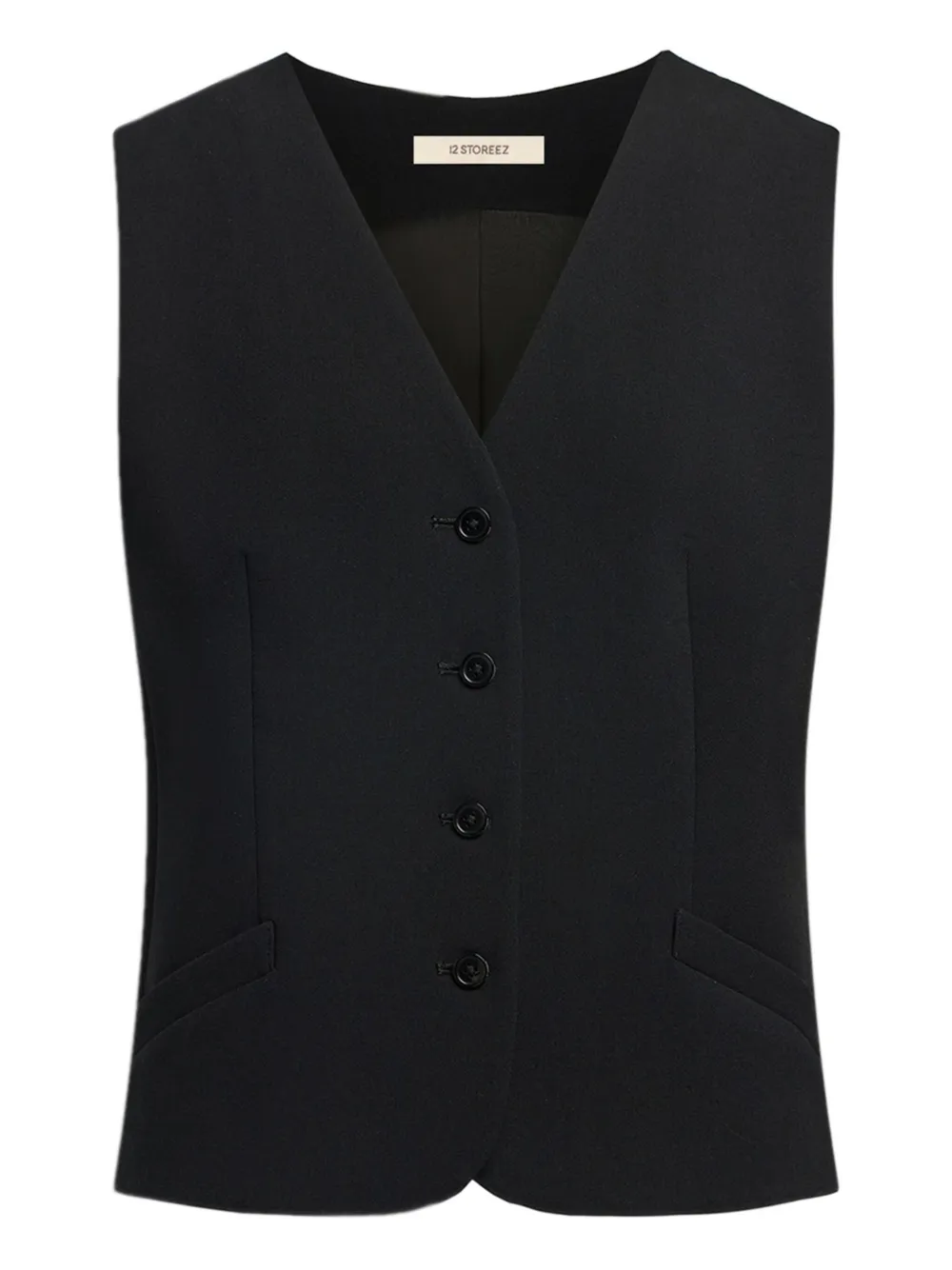 Топ с пуговицами 12 STOREEZ, черный
Топ с пуговицами 12 STOREEZ, черный