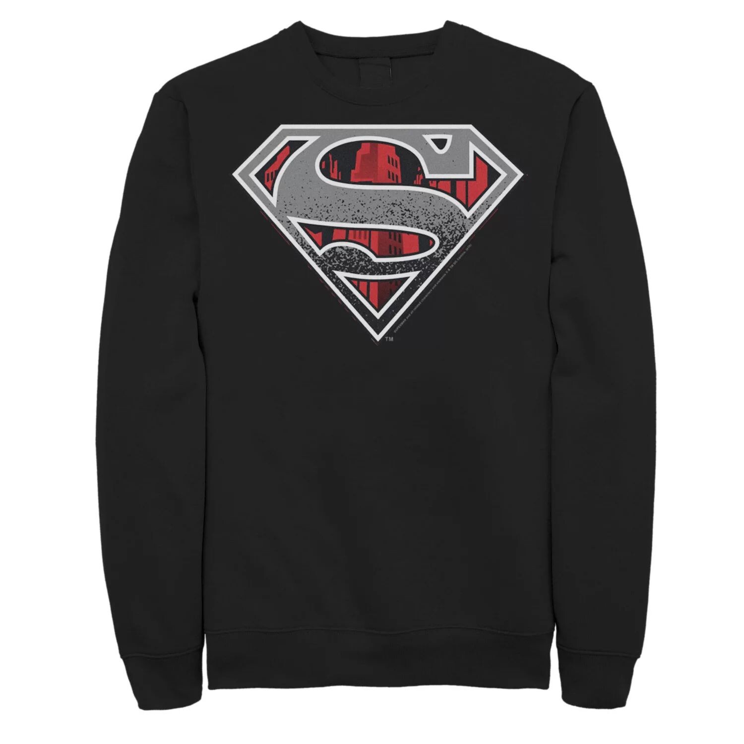 Мужской свитшот с логотипом Superman Skyline Chest DC Comics, черный
Мужской свитшот с логотипом Superman Skyline Chest DC Comics, черный