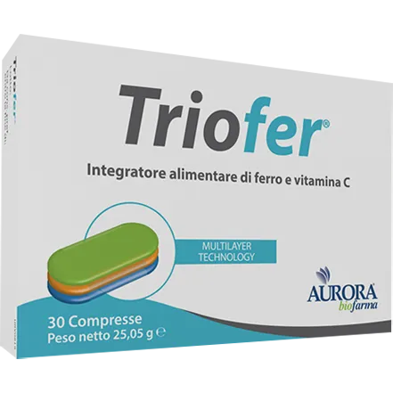 Triofer Supplement 30 таблеток Железо и витамины Aurora
Triofer Supplement 30 таблеток Железо и витамины Aurora