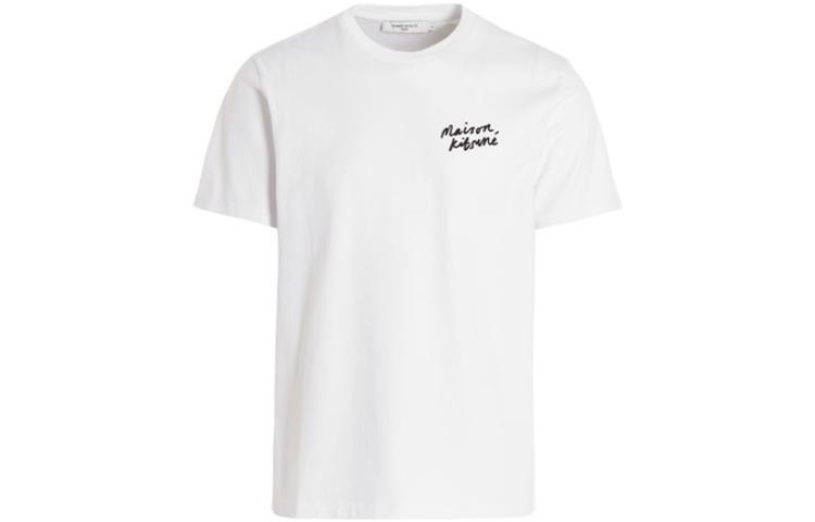 Мини футболка с классической надписью Maison Kitsune, белый
Мини футболка с классической надписью Maison Kitsune, белый