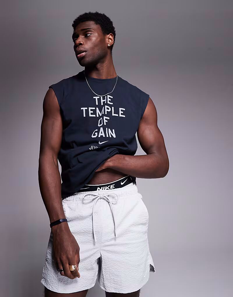 Шорты Nike Training Unlimited Dri-FIT из ткани сирсакер длиной 5 дюймов серого цвета
Шорты Nike Training Unlimited Dri-FIT из ткани сирсакер длиной 5 дюймов серого цвета